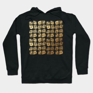 Golden  Pattern Hoodie